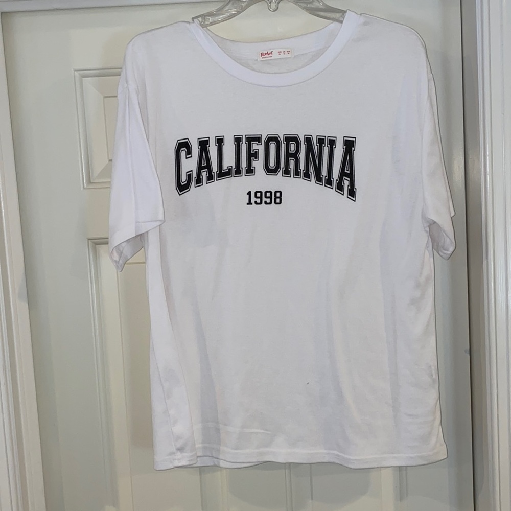 CALIFORNIA white t-shirt